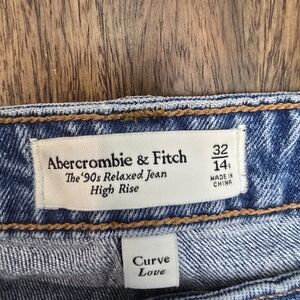 Abercrombie & Fitch Women's Blue High Rise Jeans